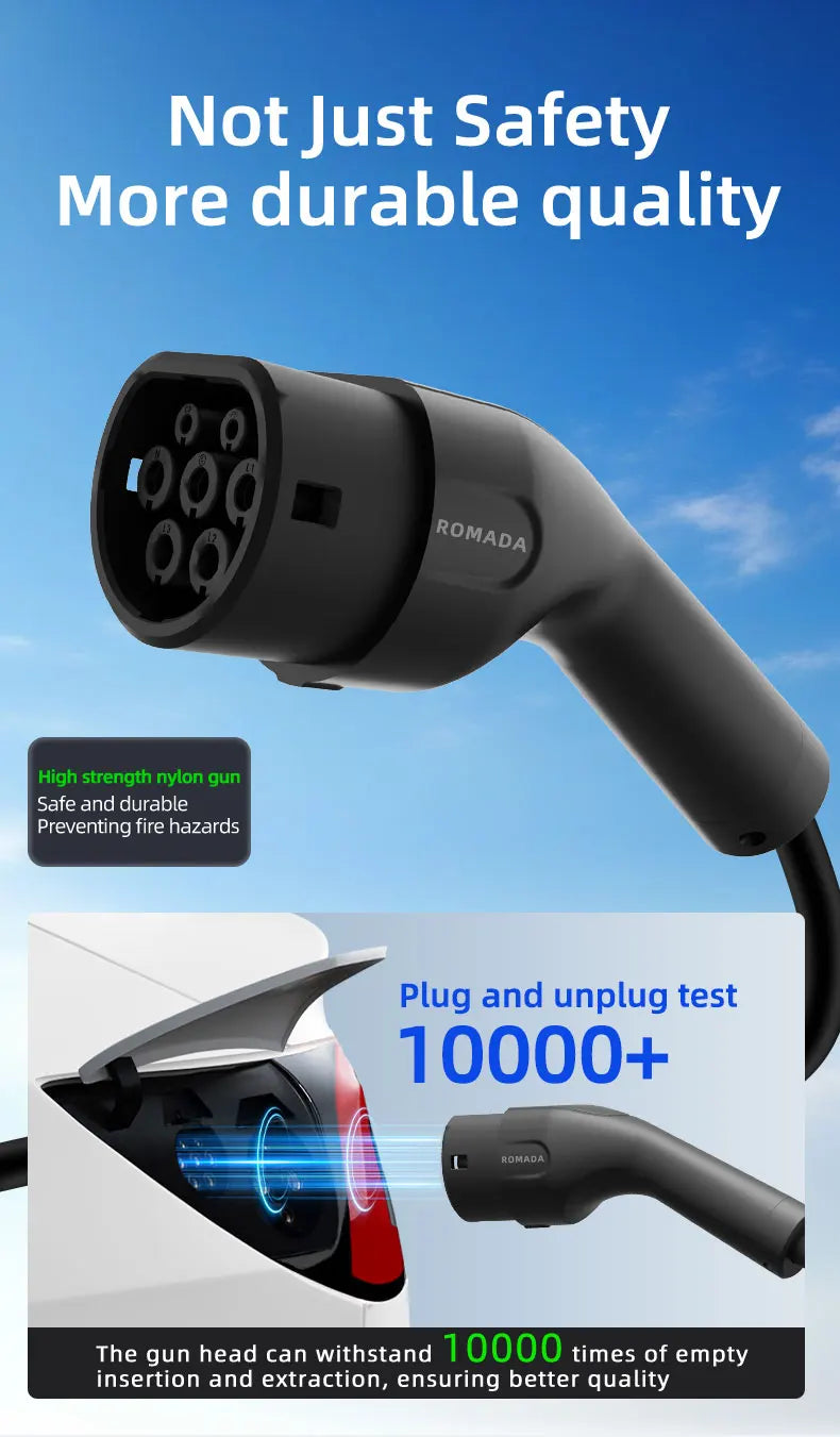 ROMADA Type 2 EV Charging Station | 22kW 32A