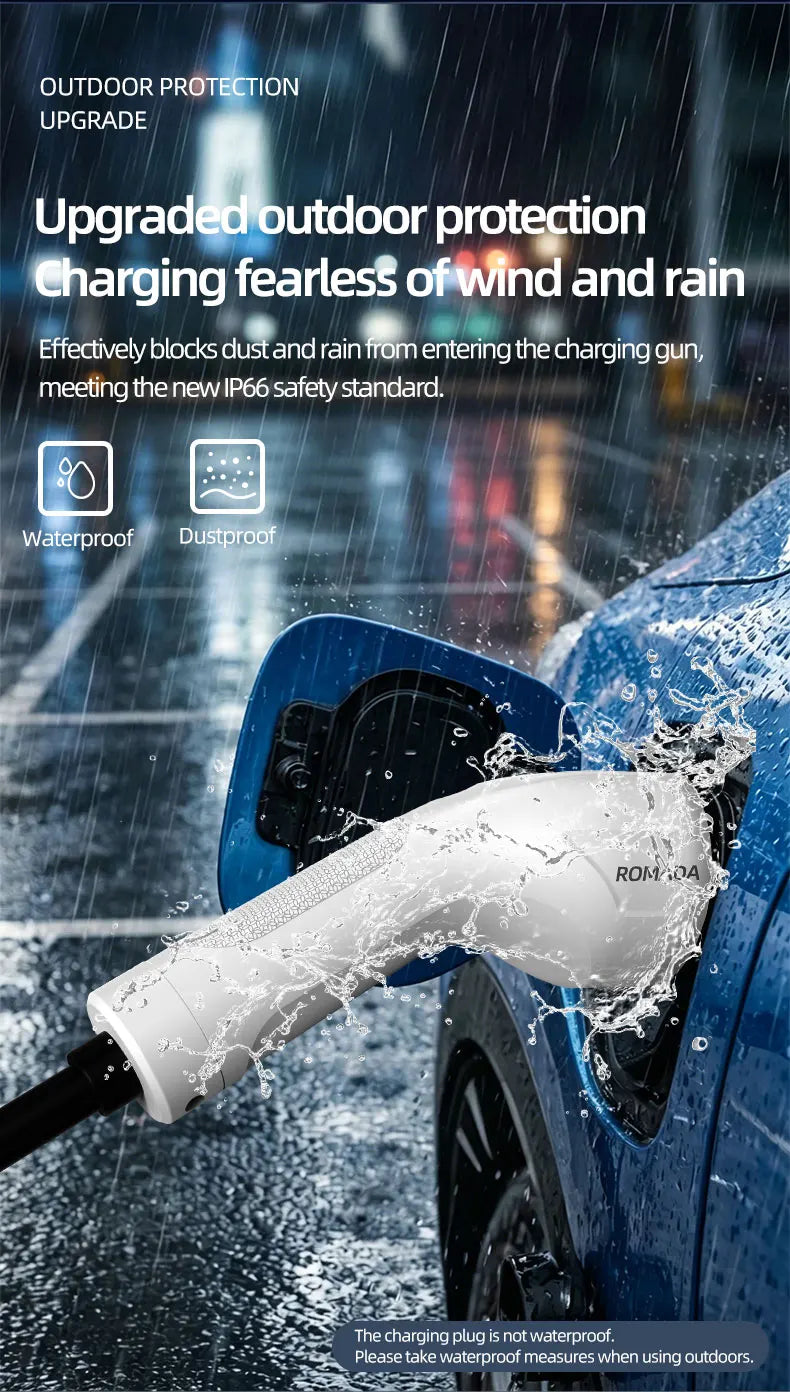 ROMADA Type 2 Portable EV Charger | 3.5kW 16A