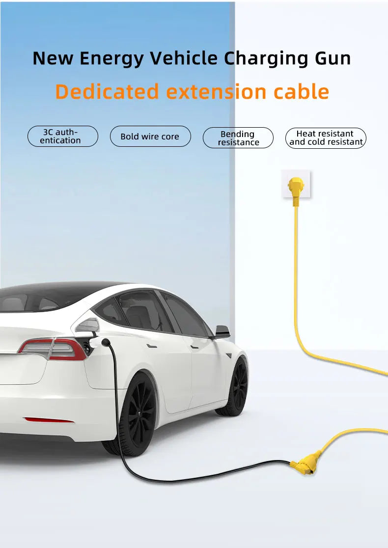 Power Strip Extension Cord with 16A EU Outlets 4kw Electric Schuko Plug Sockets Indoor Outdoor 5/10/20m Cable for Engineering