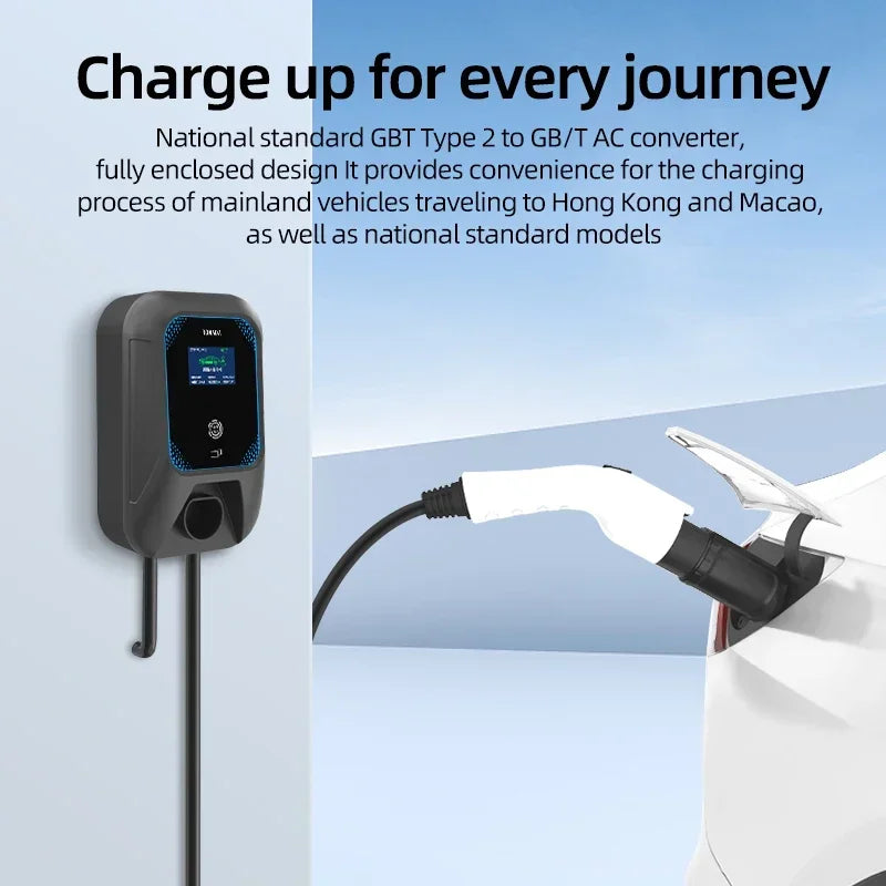 Electric Vehicle Charging Type2 to GBT Connector Type2 to Type1 EV Adapter Type1 to GBT EVSE Charger Type1 to Type2 For EV