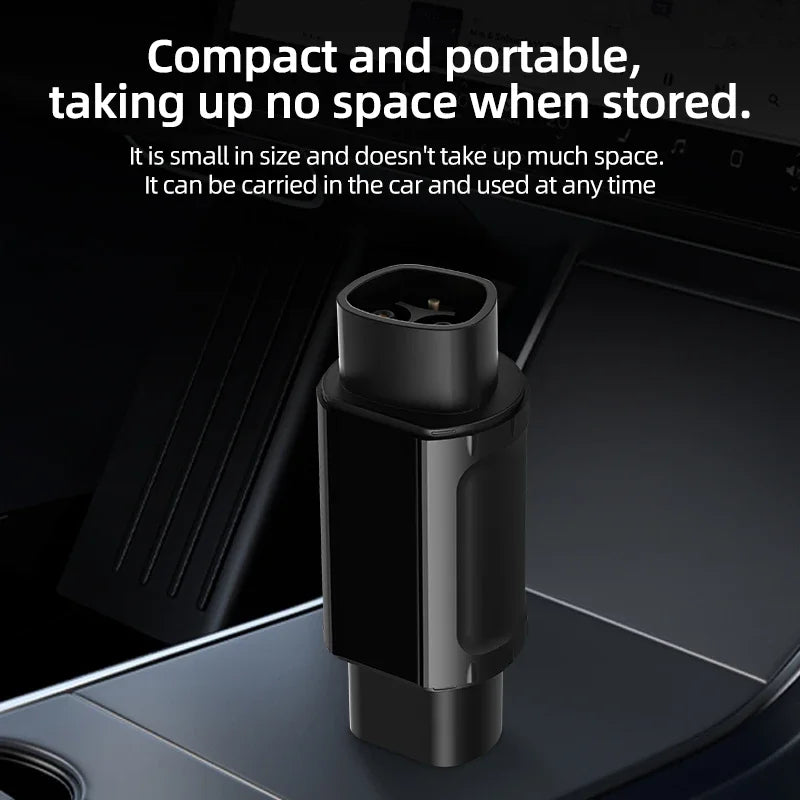 32A 7KW Electric Vehicle EV Charger Adapter NACS to Type 1 J1772/Type 2 IEC62196/GBT20234 Compatible Tesla Charging Connector