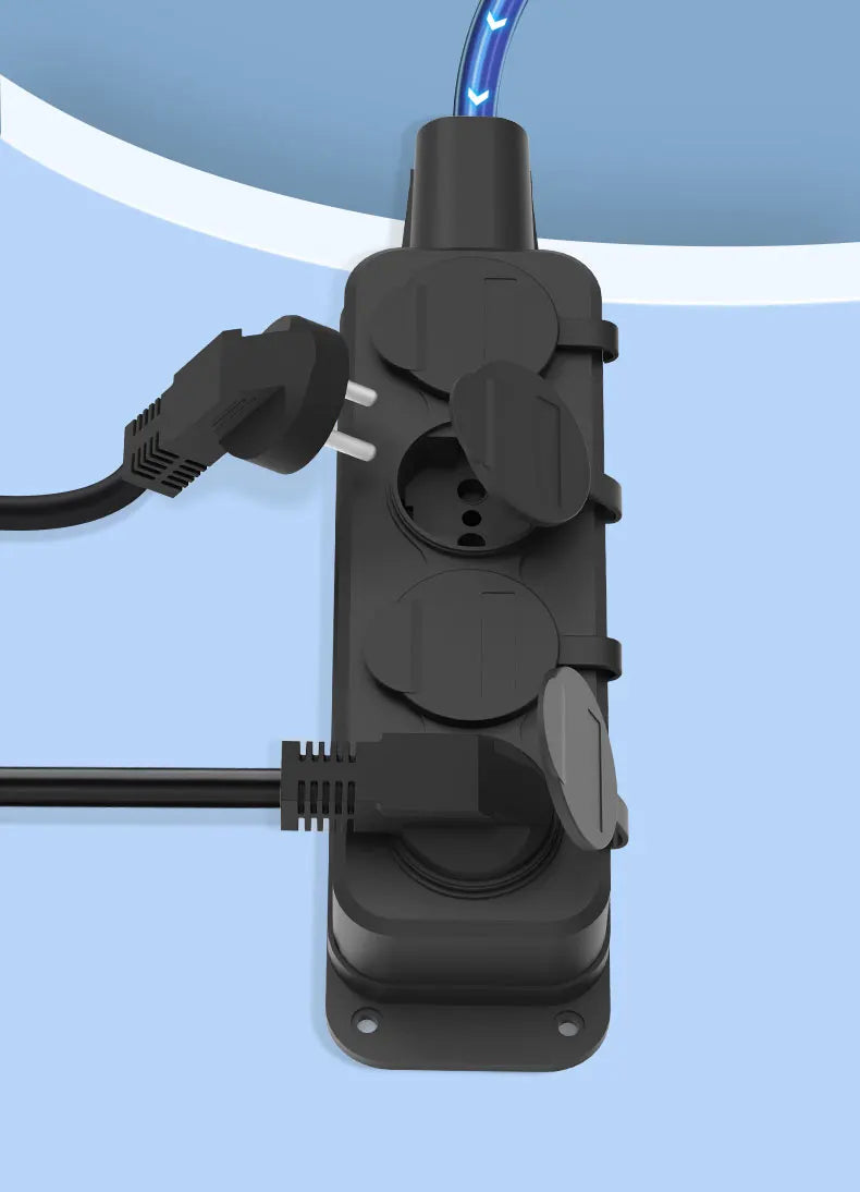 Portable 16A 4KW V2L Cable Electric Car Side Discharge Plug EV Charger IEC62196-2 Type2 16A With EU Socket Outdoor Power Station