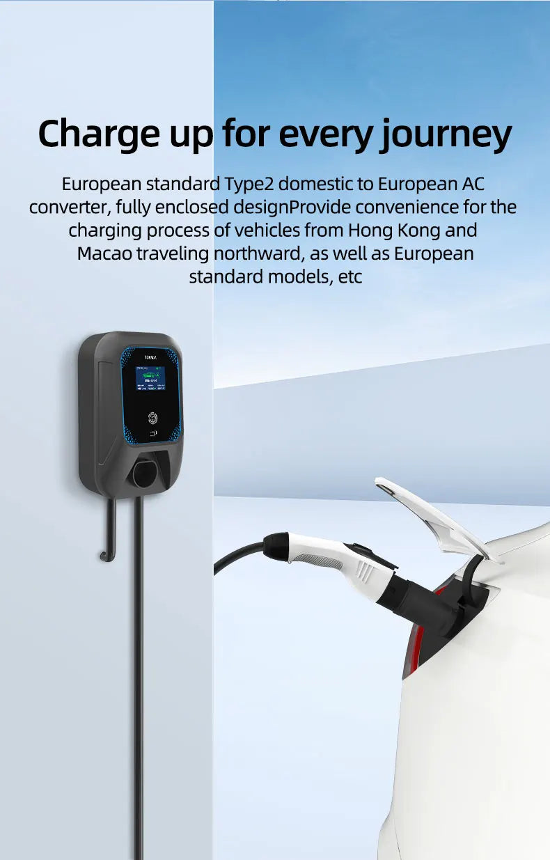 ROMADA GB/T AC Charging Adapter | Type 2 / J1772 / NACS