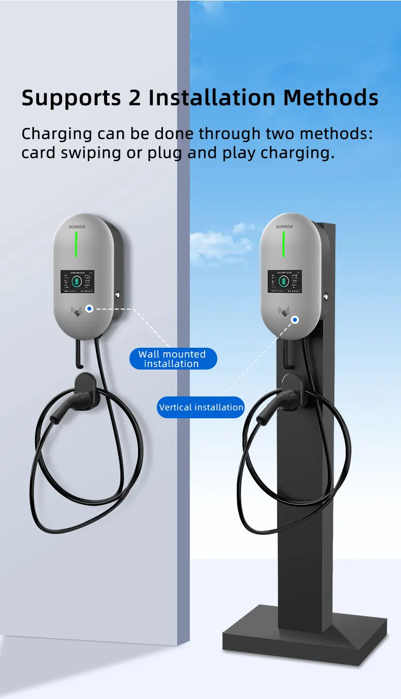 ROMADA Type 2 EV Charging Station | 22kW 32A