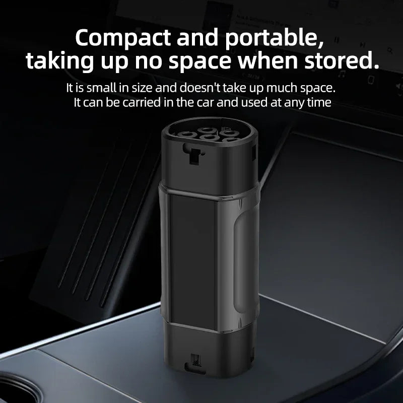 EV Charger Adaptor GBT/20234 to Type2/SAE J1772 Type1/Tesla NACS Electric Vehicle Connector for Charging 16A 3.5KW 32A 7KW